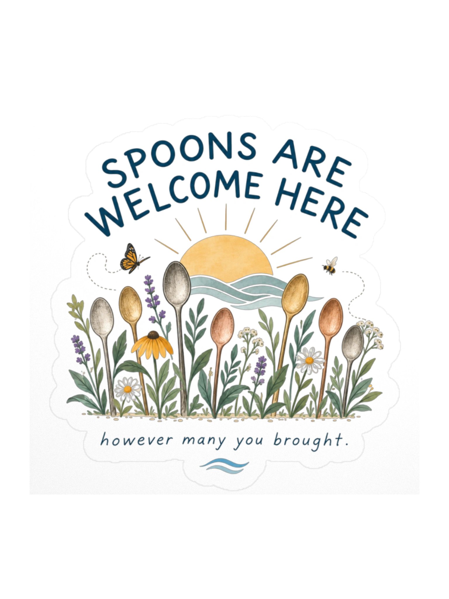 Spoons Are Welcome Here (Sticker) product image (1)