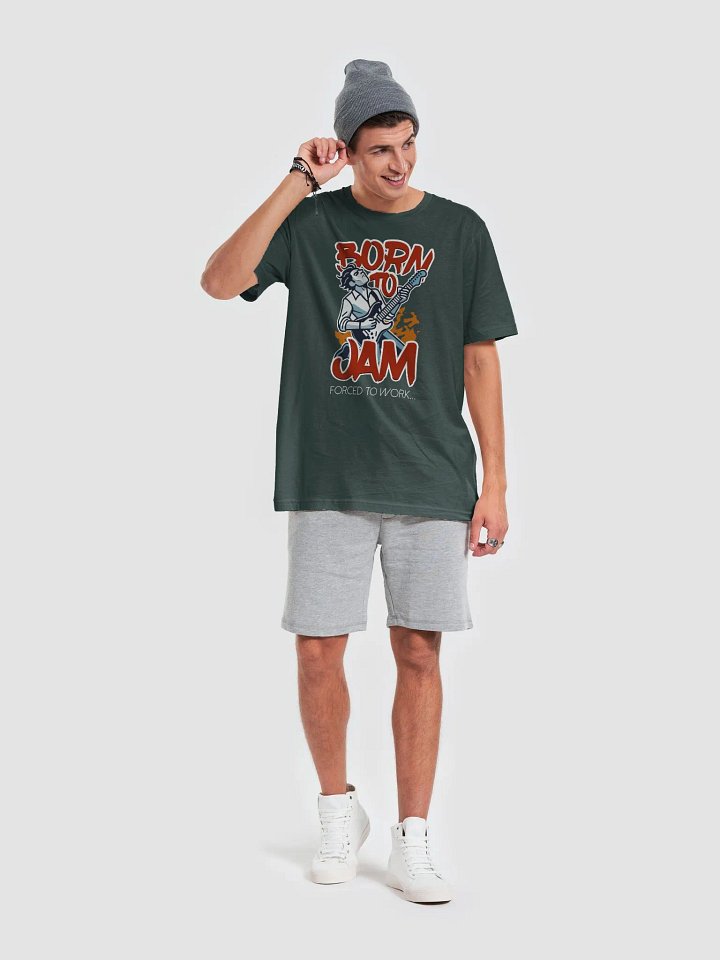 Born to Jam, Forced to Work T-Shirt – Perfect for Musicians Stuck in 9-to-5 product image (2)