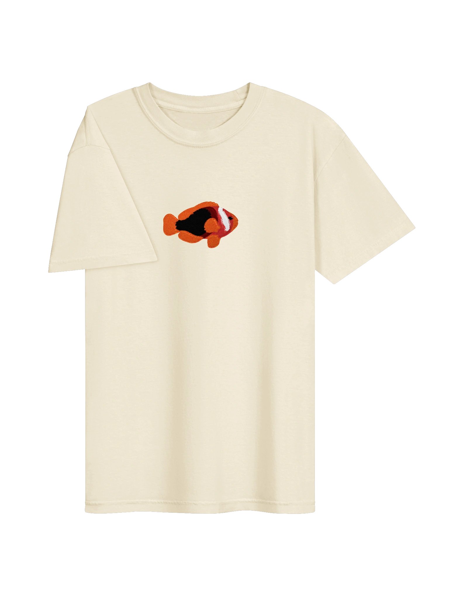 Tomato Clownfish Embroidered Shirt | Reef Aquarium Fish Embroidery Tee | Saltwater Marine Fish Apparel product image (7)