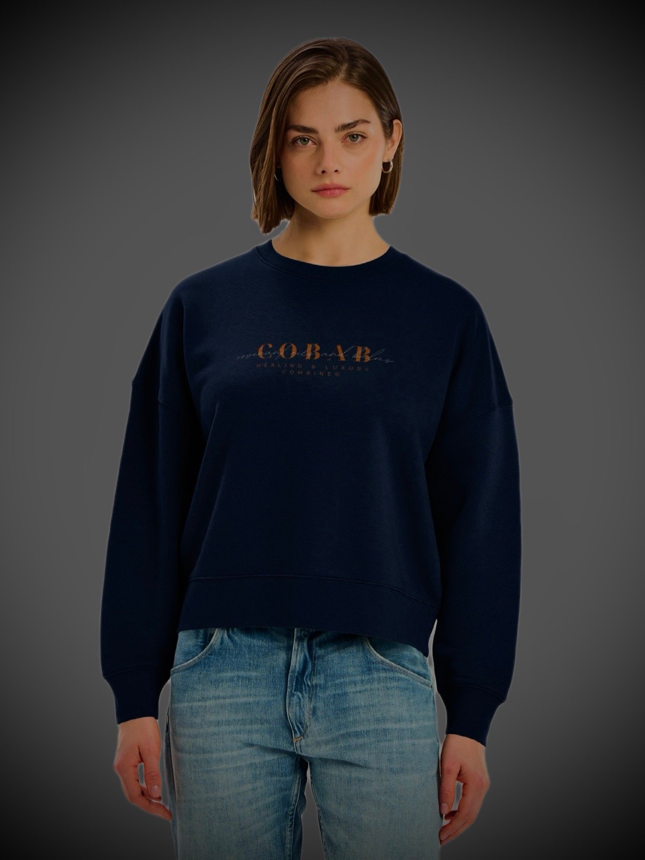 Shortstack Sweatshirt Blue/Grey product image (1)