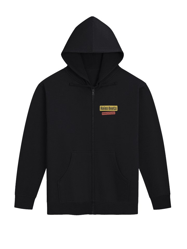 Raias Beats Zip Up Hoodie [Black] product image (1)