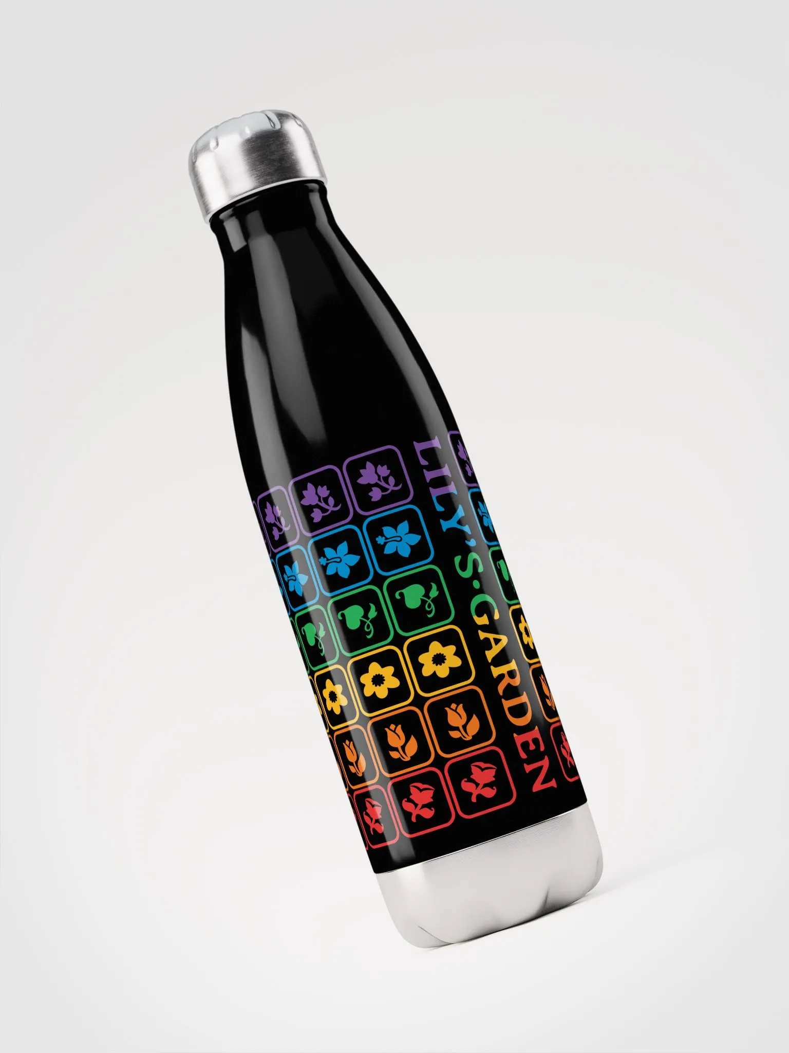 Lily’s Garden - Rainbow Stainless Steel Water Bottle product image (3)