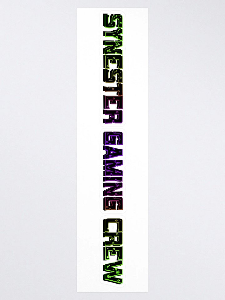 Synester Gaming Crew Vinyl Sticker 💀🎮 product image (1)