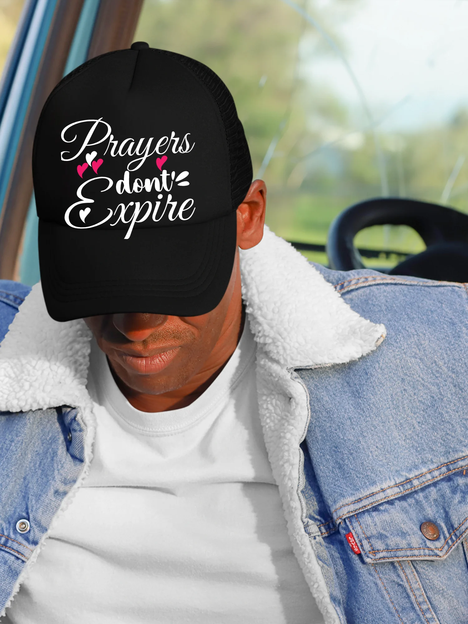 Prayers Do Not Expire Foam Trucker Hat product image (1)