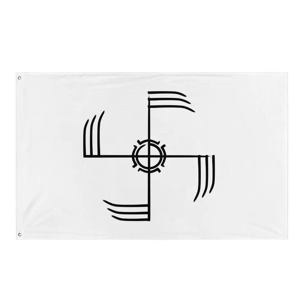 Ginfaxi Flag in White product image (1)