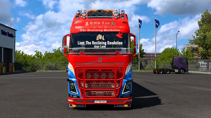 [ETS2] HMS Lion (The Reclining Dandelion) - Azur Lane [Combo Skin] product image (2)