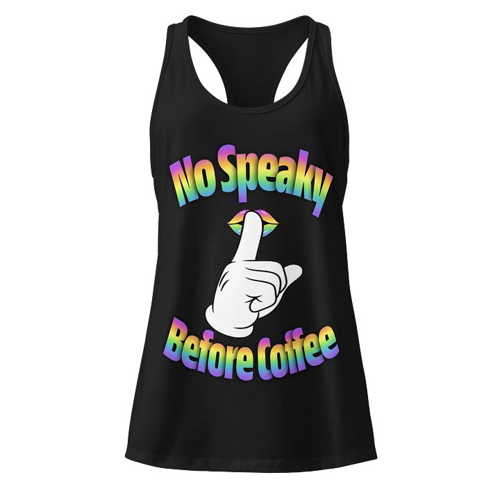 No Speaky! Racer Tank product image (1)
