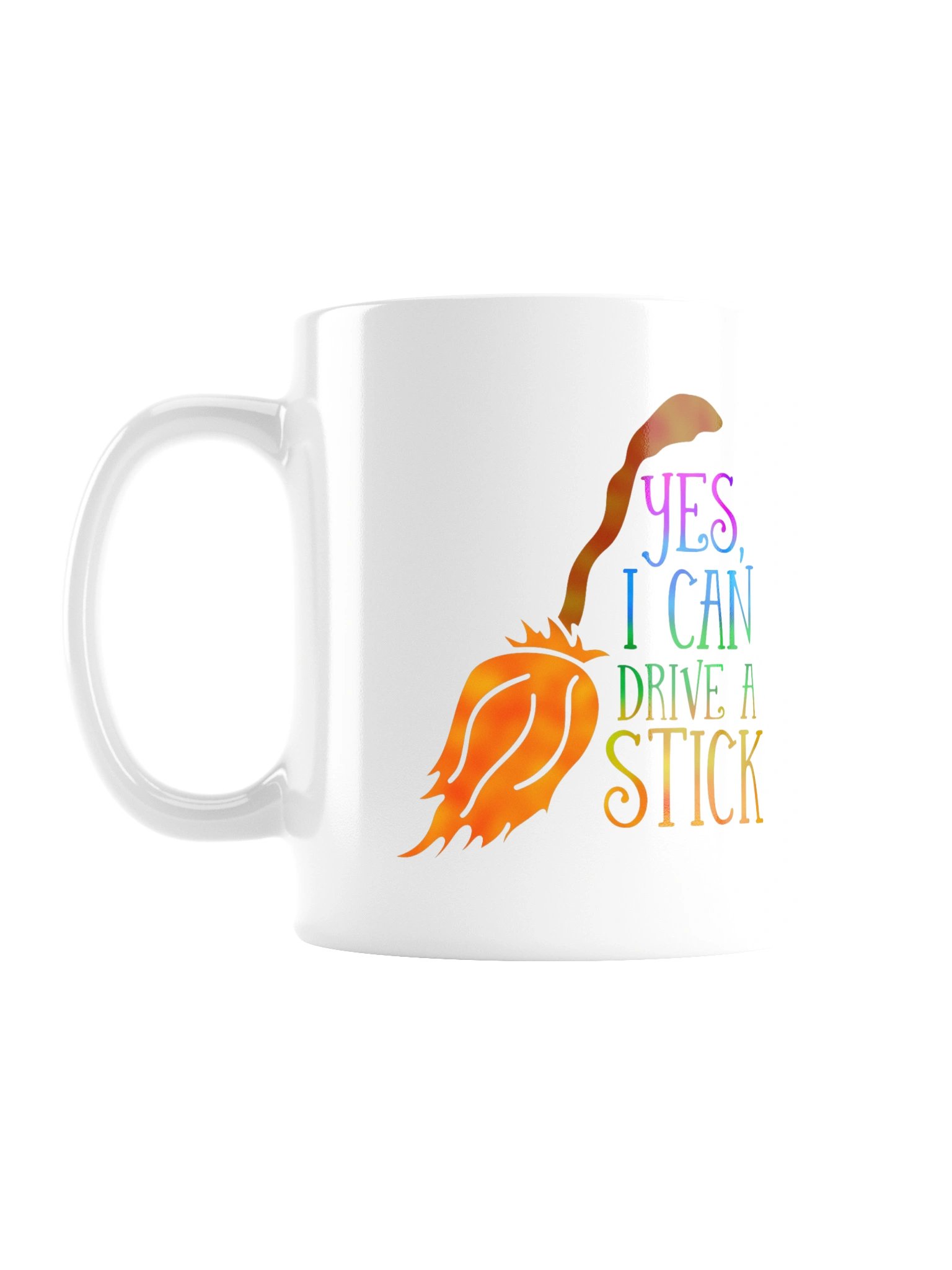 Yes, I Can Drive a Stick White Mug product image (1)