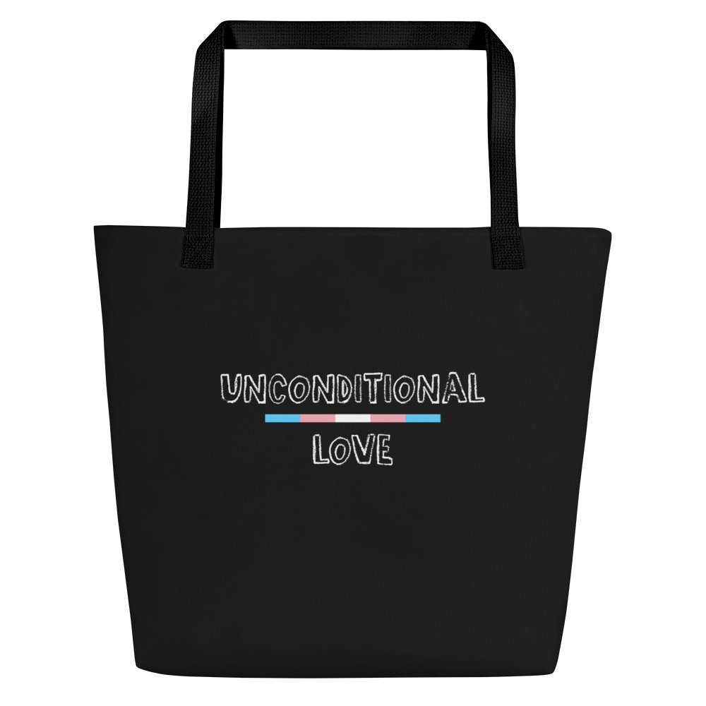 Unconditional Love Black Tote product image (1)