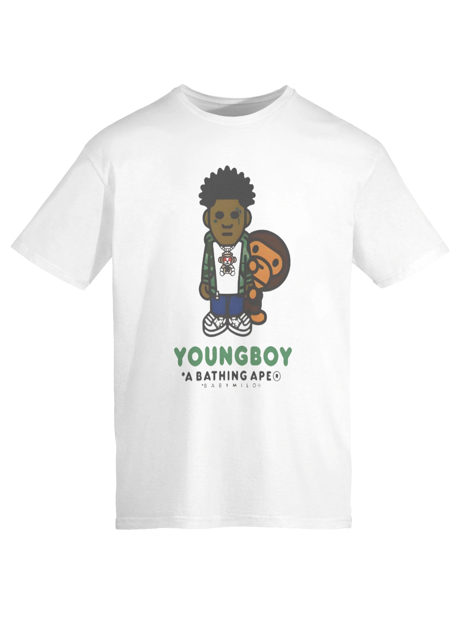NBA YoungBoy x BAPE Milo Icon T-shirt product image (6)