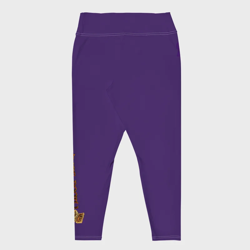 Dark Purple All-Over Print Plus Size Leggings product image (2)