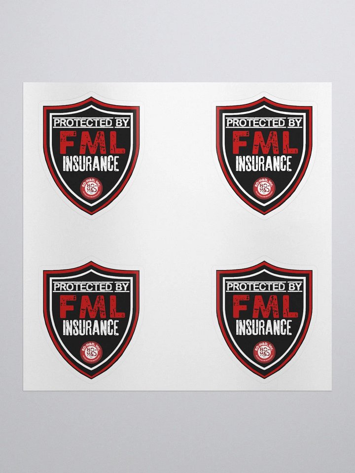 FML Insurance Sticker Sheet product image (1)