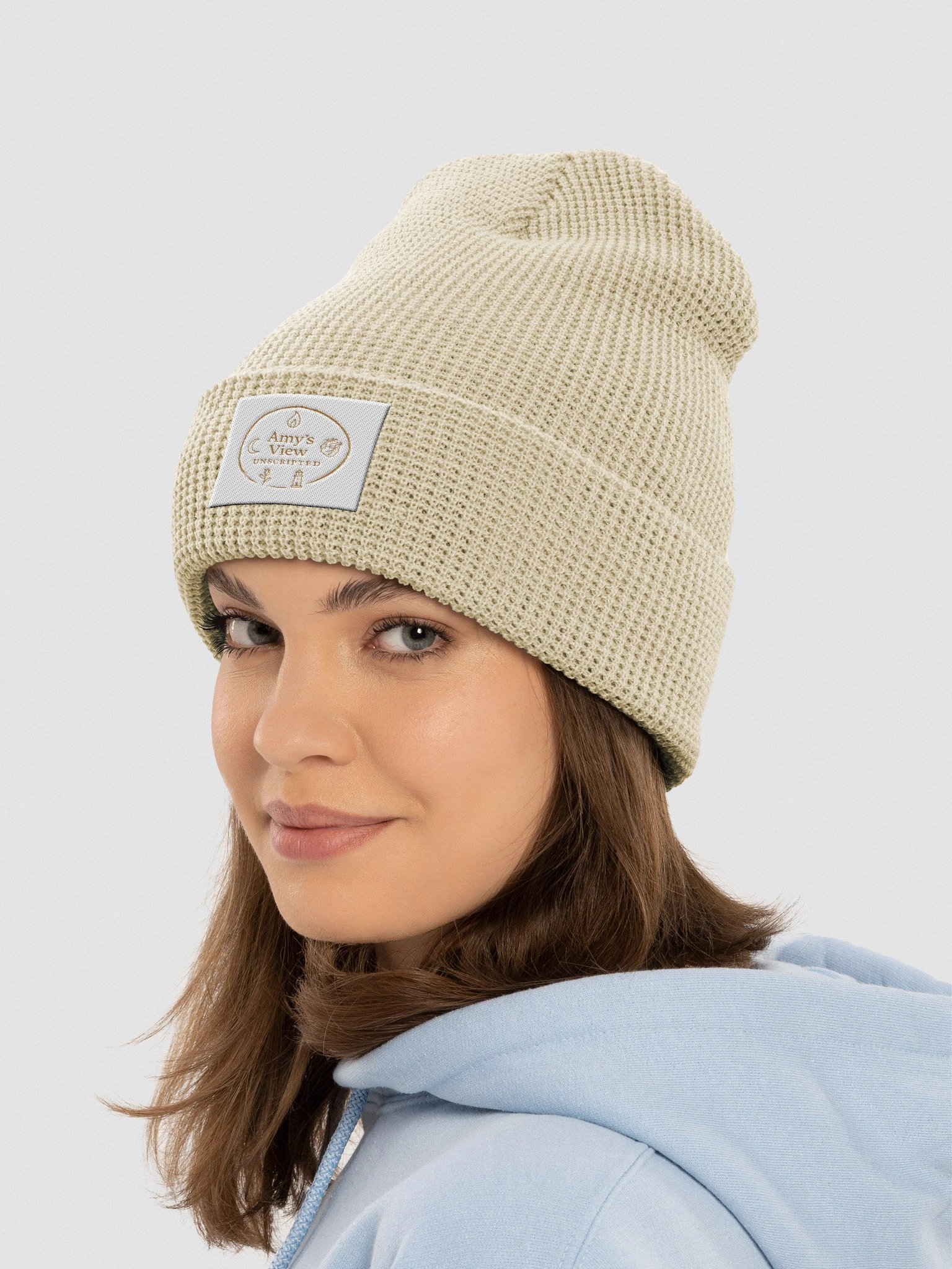 Cozy Knit Waffle Beanie product image (6)