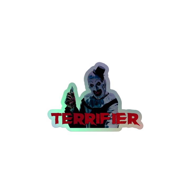 Terrifier holographic sticker product image (2)