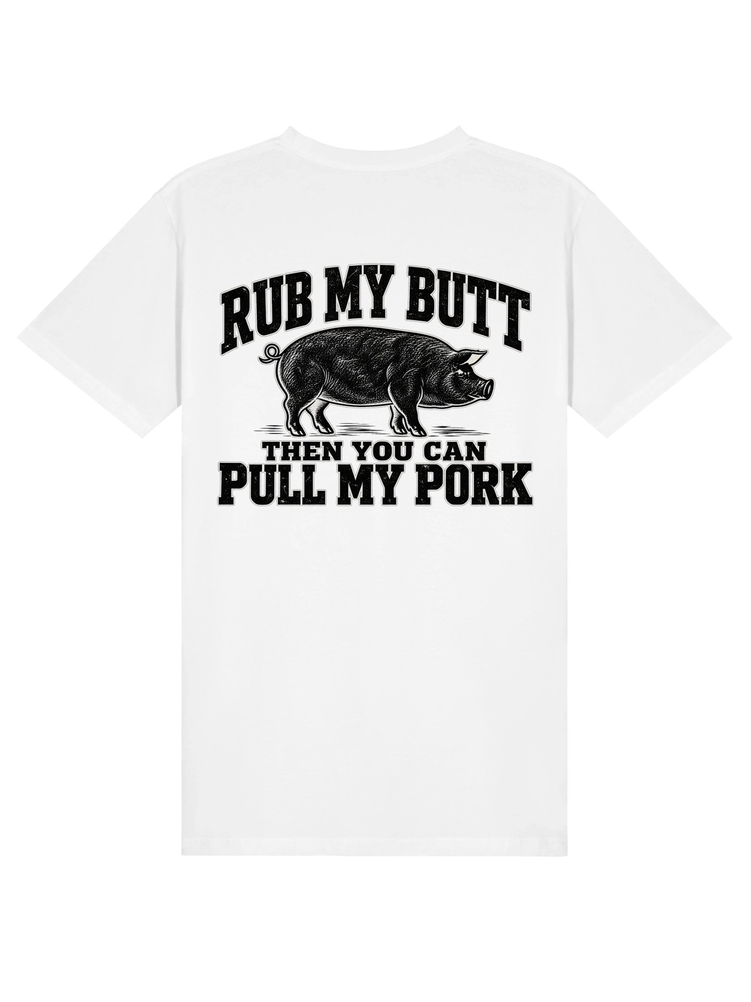 Funny BBQ Shirt, Pork Lover Grilling T-Shirt, Vintage Pig Grill Tee product image (3)