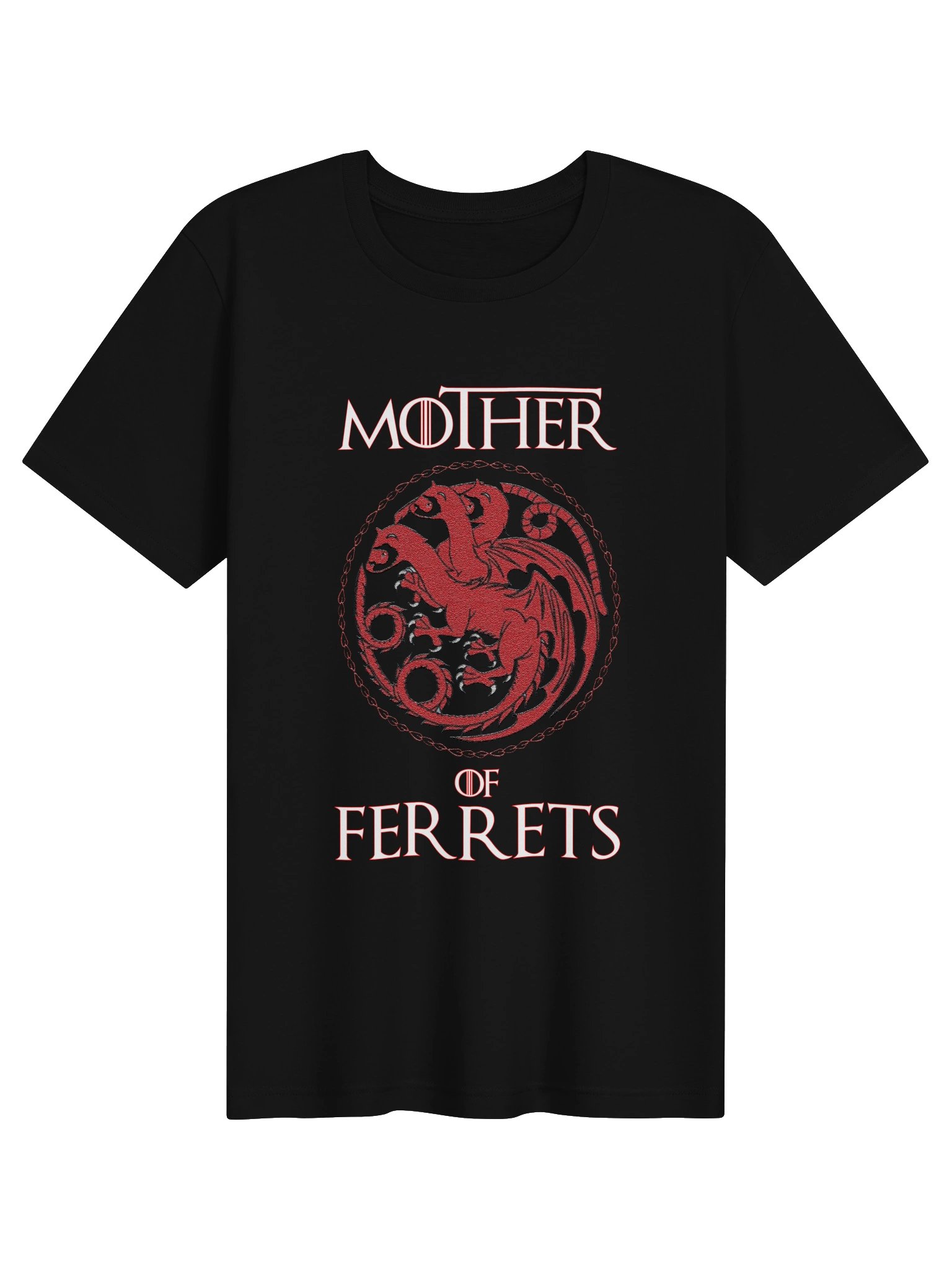 Farm n' Fancy Mother of Ferrets T-Shirt | Funny Ferret Mom Gift product image (1)