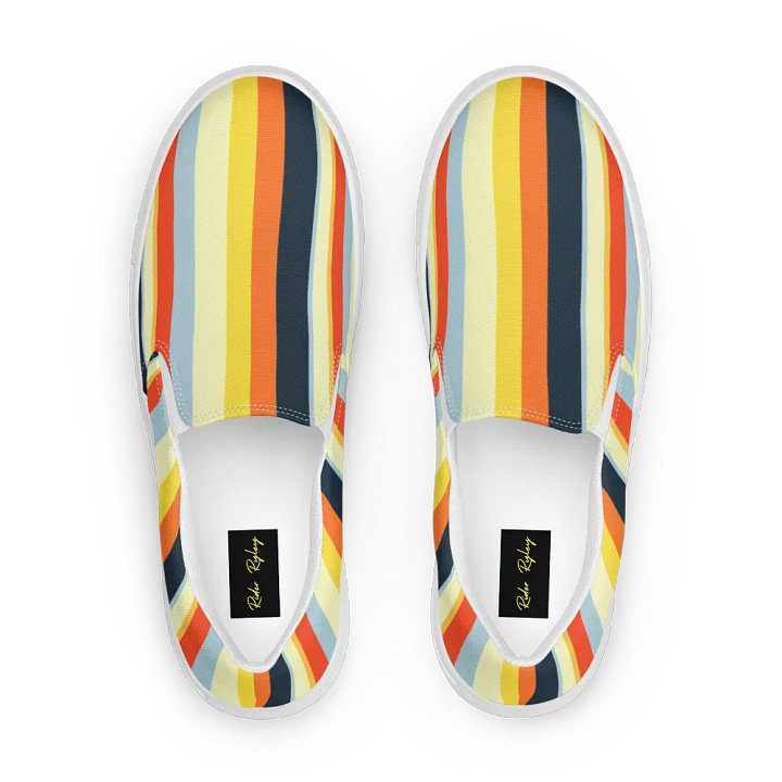 Chromatic Stride Women's Slip-On Canvas Shoes product image (2)