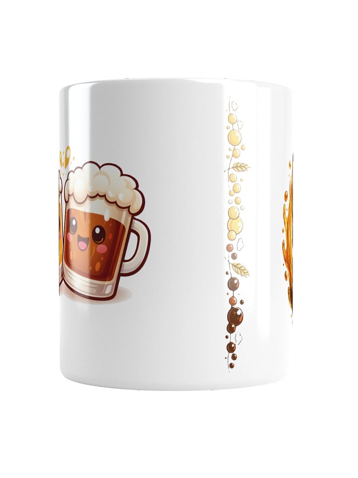 Brewed & Rooted White Glossy Mug product image (4)