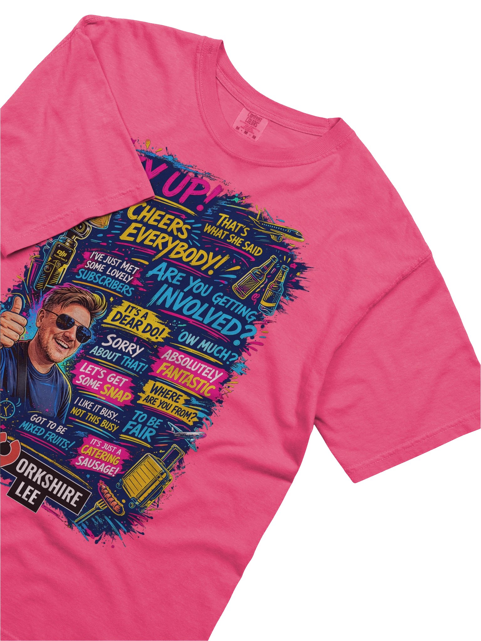 Yorkshire Lee Phrases T-Shirt Light product image (25)