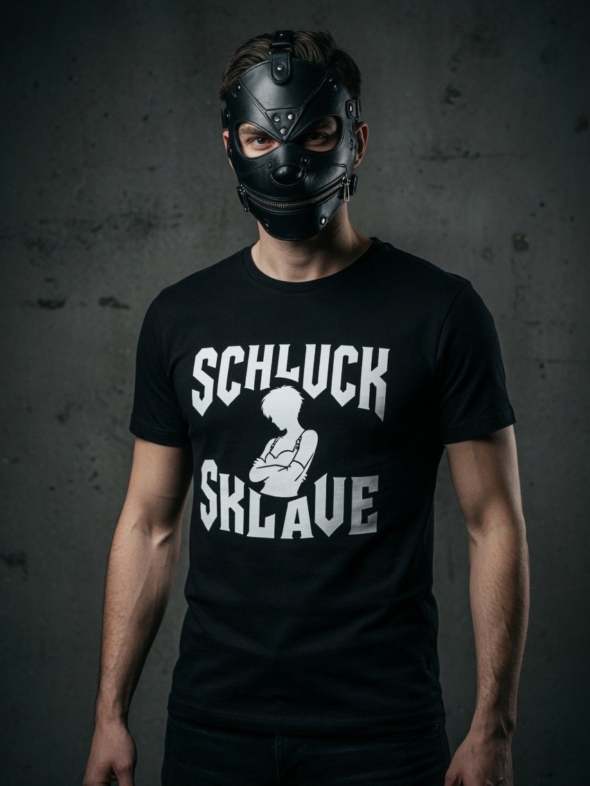 Schlucksklave – Provokantes BDSM Statement T-Shirt product image (1)