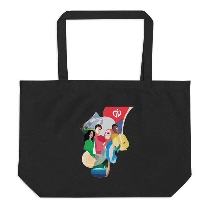 ORGANIC COTTON TOTE BAG OVERSIZED, PLANETARY COLLABORATION product image (1)