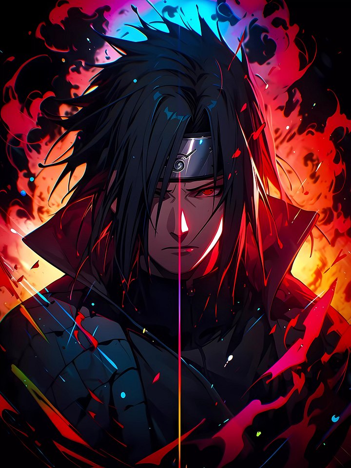 Eternal Shadow Itachi Metal Print product image (1)