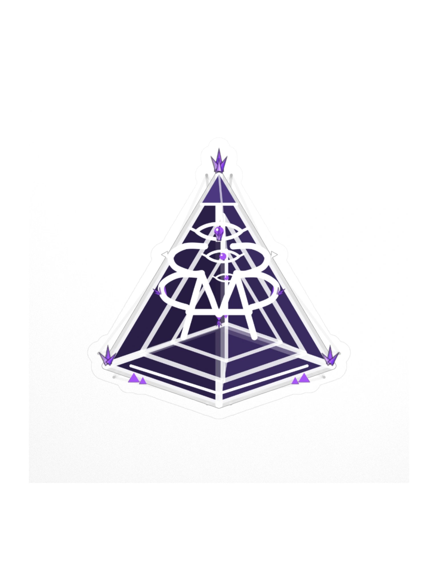 AMP-33 7D Pyramid — Transfer Sticker product image (1)