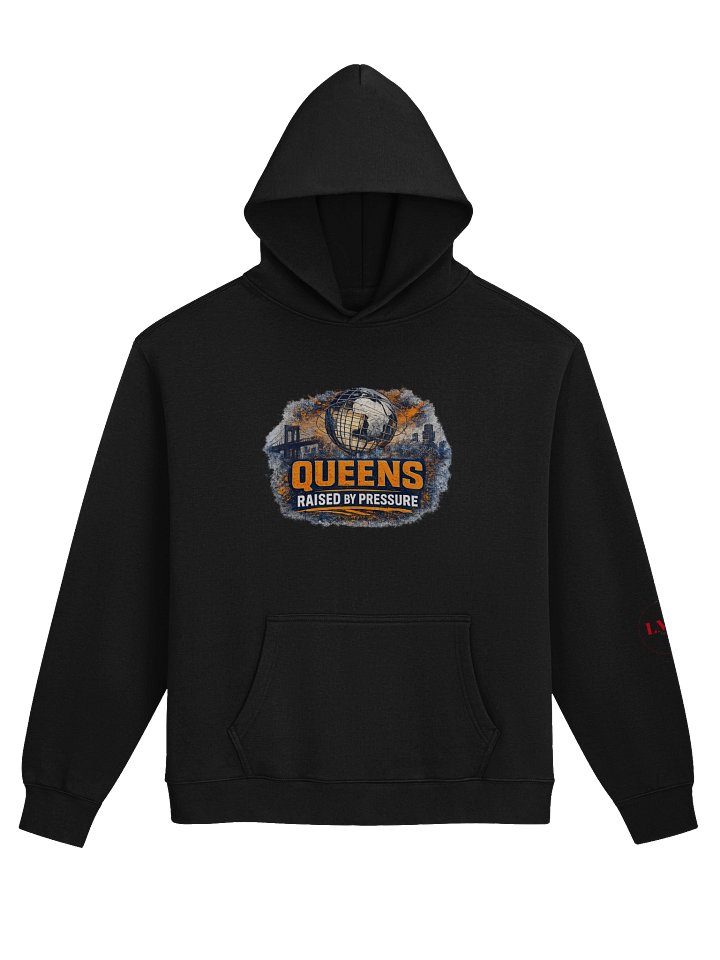 Queens Raised by Pressure Oversized Hoodie product image (6)