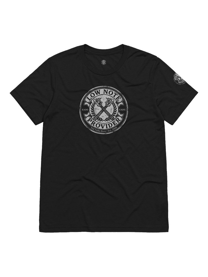 Low Note Provider™ T-Shirt – Bass Guitar Gift for Musicians product image (1)