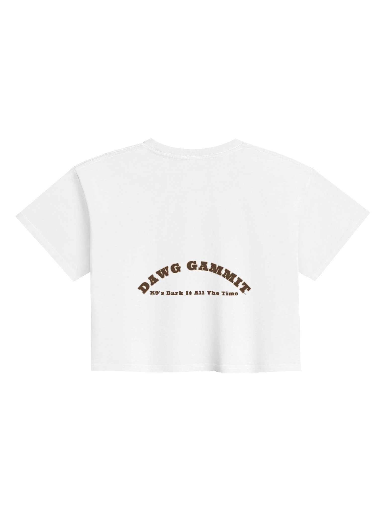 DAWG GAMMIT™ Nobody Moves Womens Crop Top product image (5)