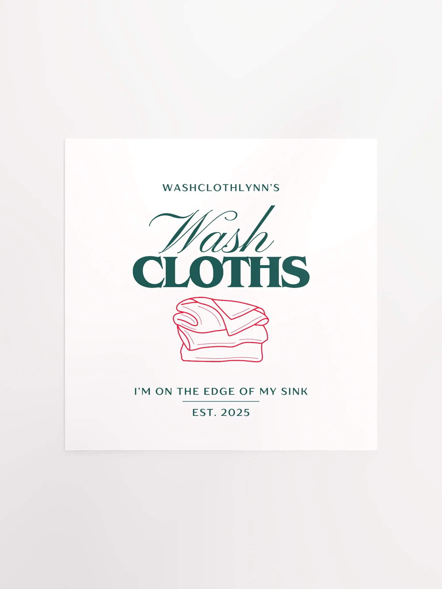 Washcloths Poster product image (5)
