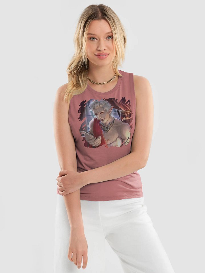 Vampire Valentine - Romantic Pinup - Women's Muscle Shirt - Art by CosmicChroma product image (15)