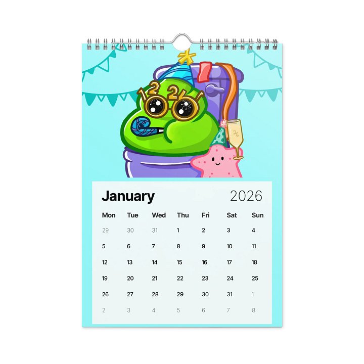 PoopwitchX Poop Pooping 2026 Calender product image (2)