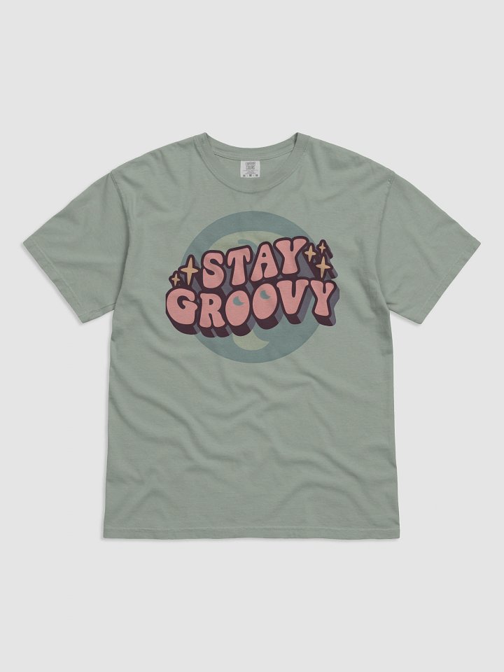 Stay Groovy Tee - Green product image (1)