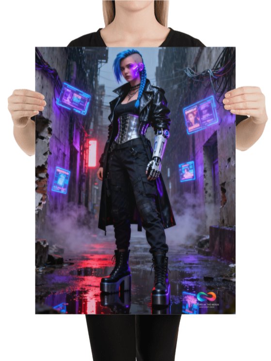CINEMATIC ART POSTER – CYBER PUNK #001 product image (2)
