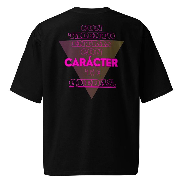 Talento y Caracter UNISEX eight22 Custom Oversized Pink product image (1)