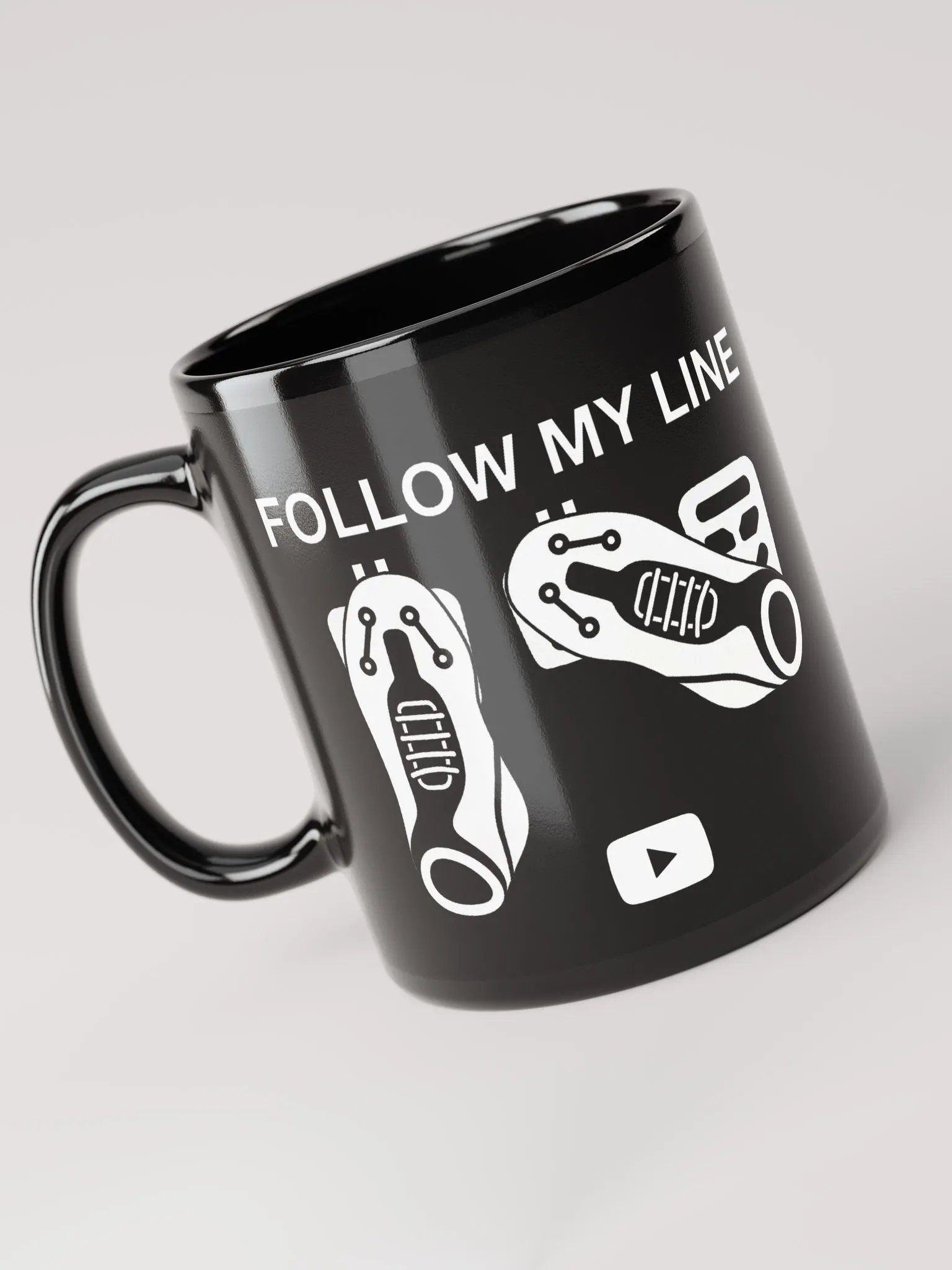 Follow My Line Logo Mug product image (6)
