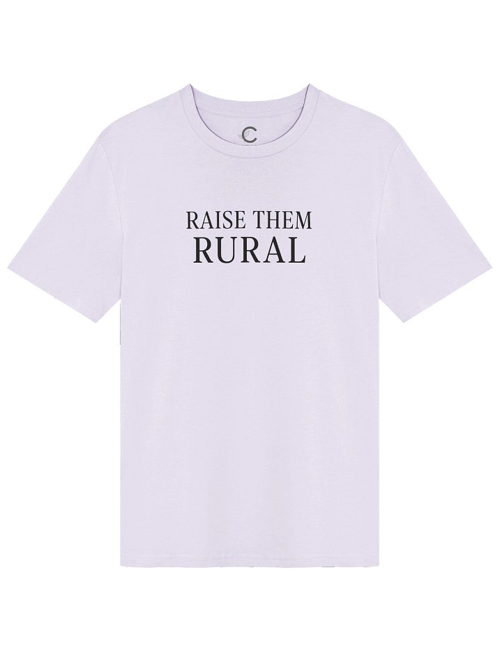 Heritage Goods: "Raise Them Rural" Organic T-Shirt product image (2)
