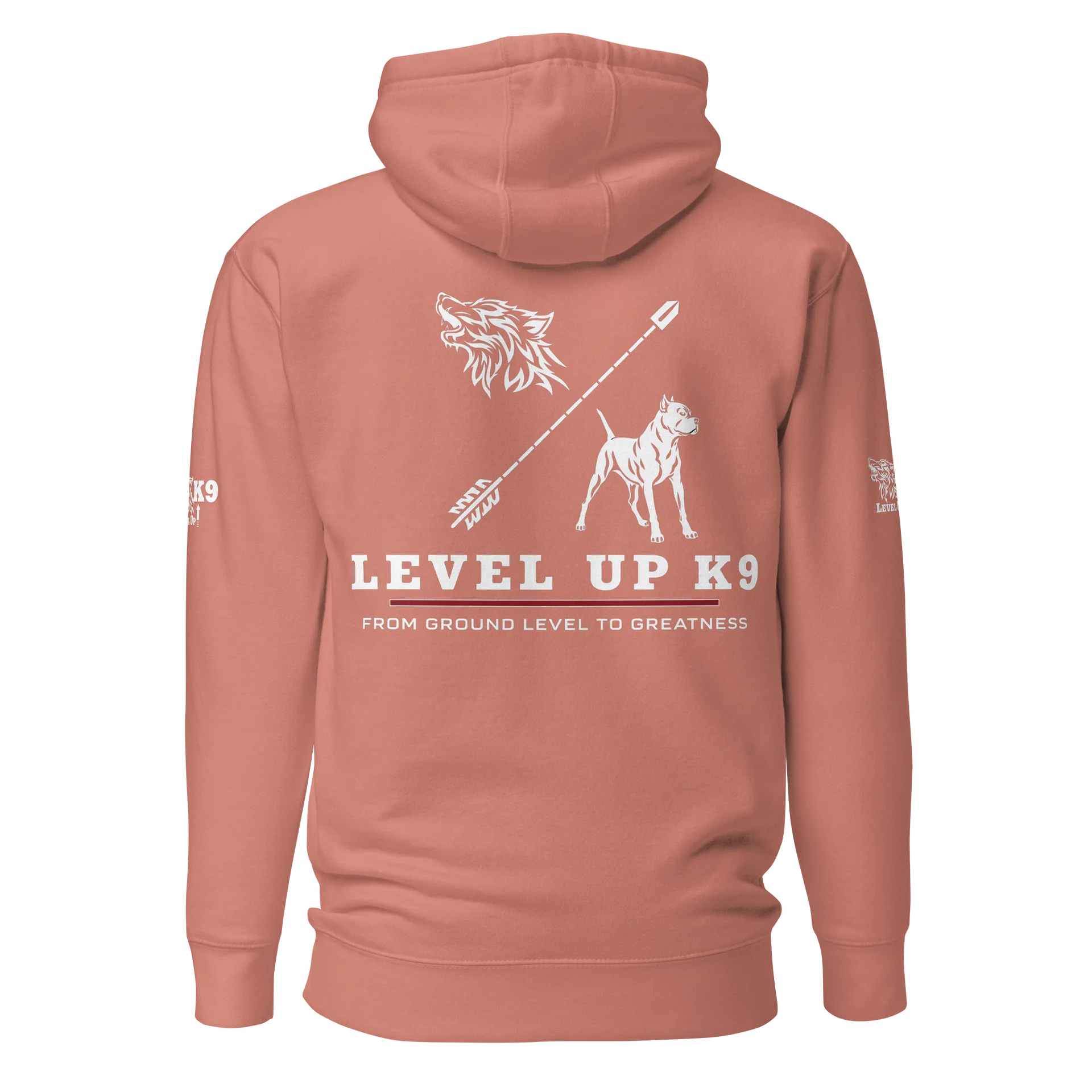 Level-UP K9 Standard Hoodie ( Rose ) product image (3)