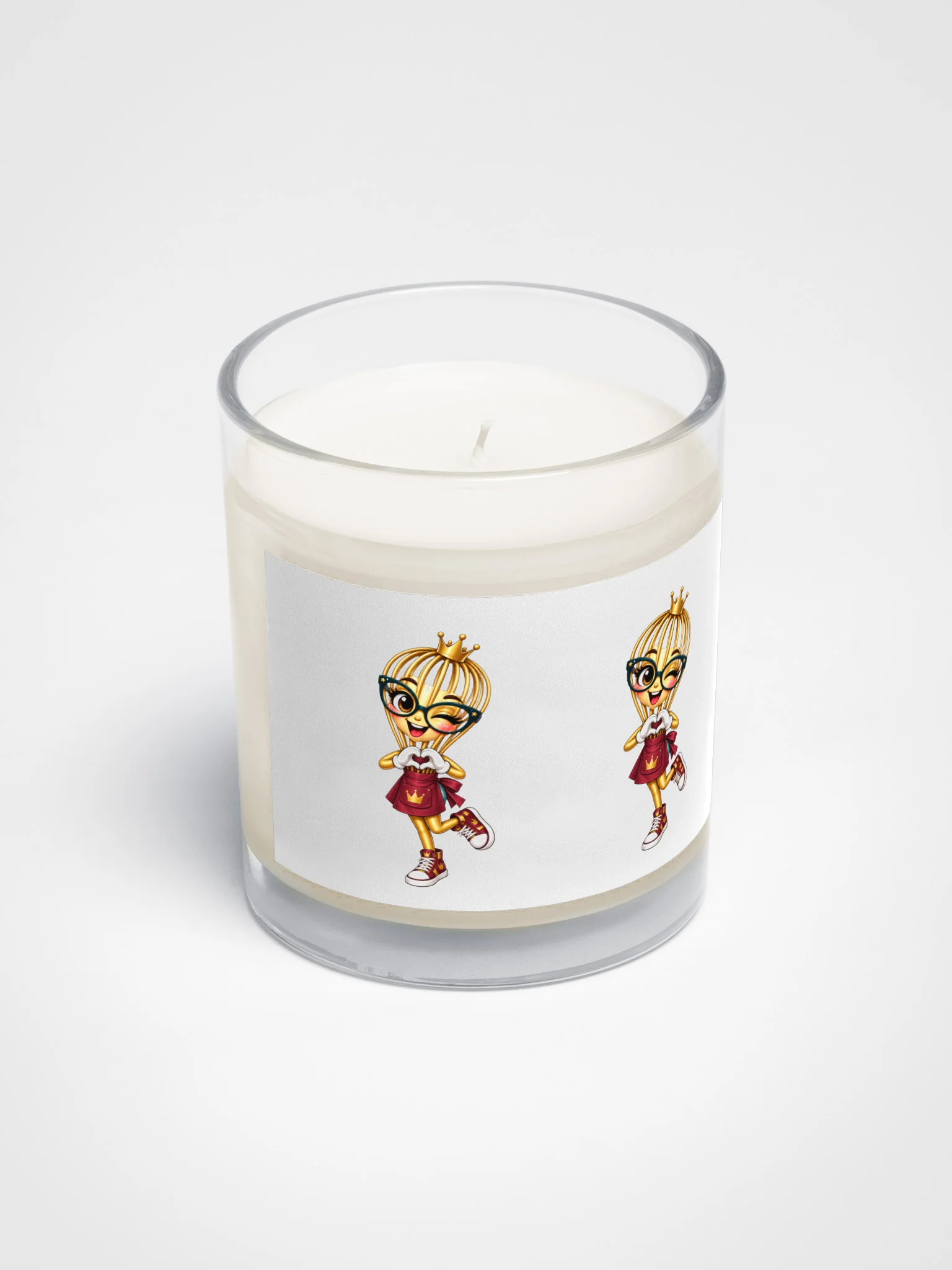 Golden Whisk Heart Duo Candle product image (2)