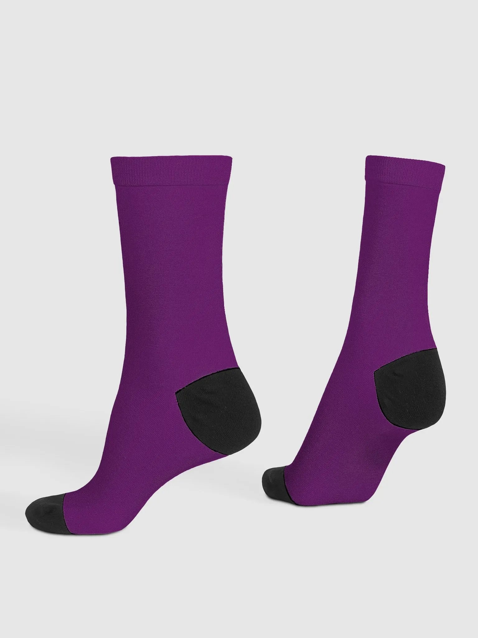 CG Crew Socks (Purple/Black) product image (4)