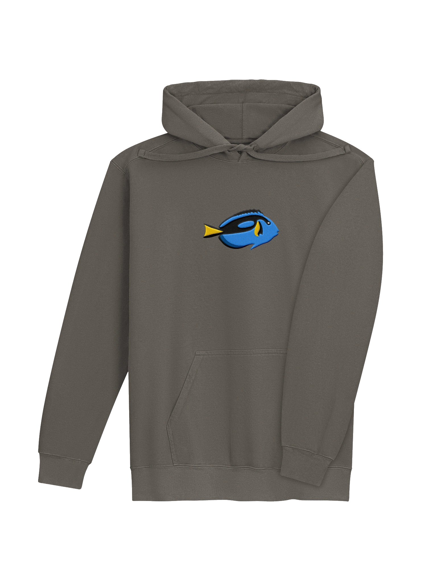 Blue Tang Premium Hooded Sweatshirt (Embroidered) for Reef and Marine Aquarium Lovers product image (8)