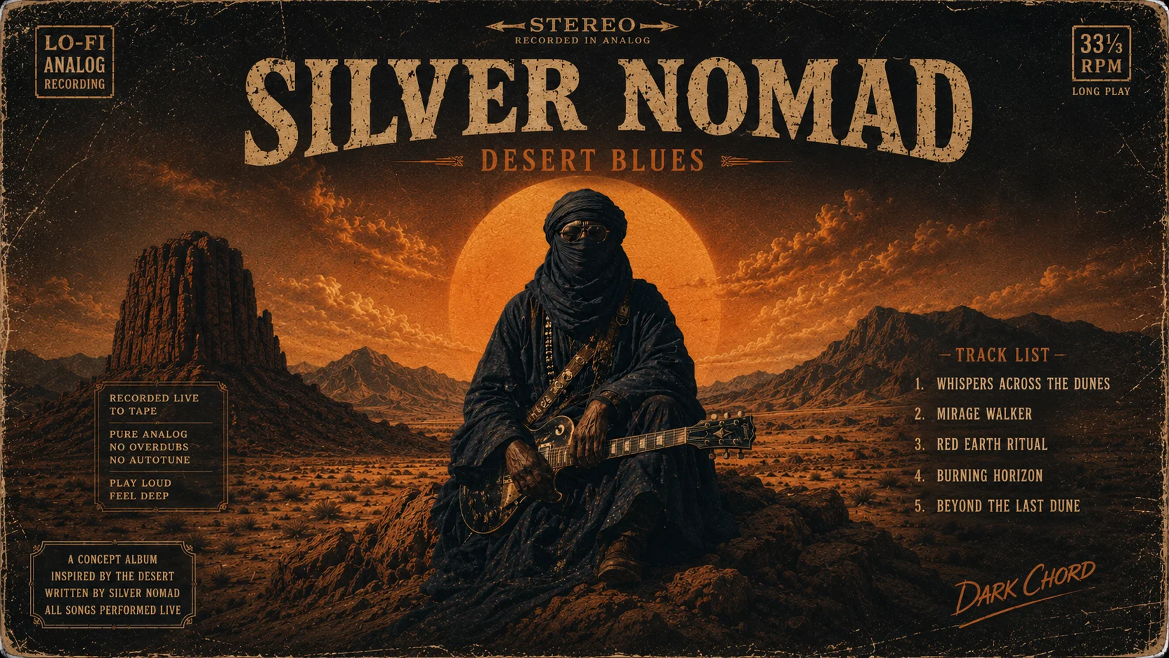 SILVER NOMAD – Desert Blues (Full Album) product image (1)