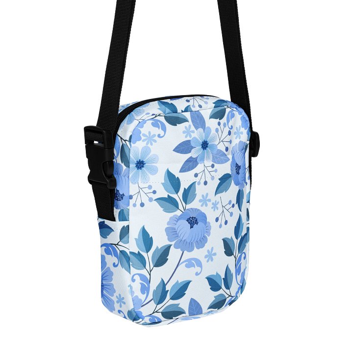 Blue Floral Harmony Crossbody Bag product image (1)