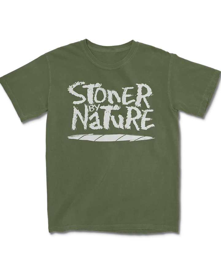 STONER BY NATURE WHITE JOINT TEE HEMP product image (1)