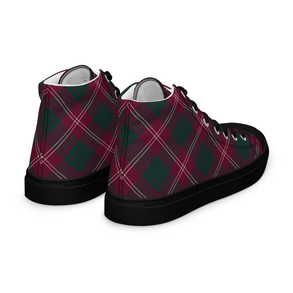 Crawford Tartan Men's High Top Shoes product image (10)