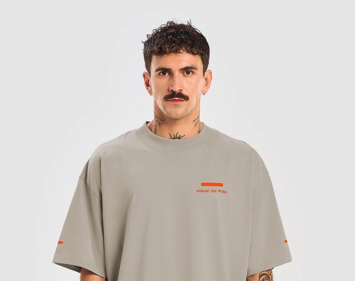 Unisex Spread the Word - Signature Embroidered Oversized T-Shirt | John 1:1 Co. product image (1)