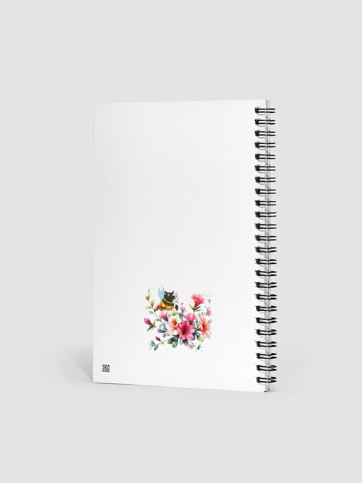 Floral Cat Spiral Journal product image (2)