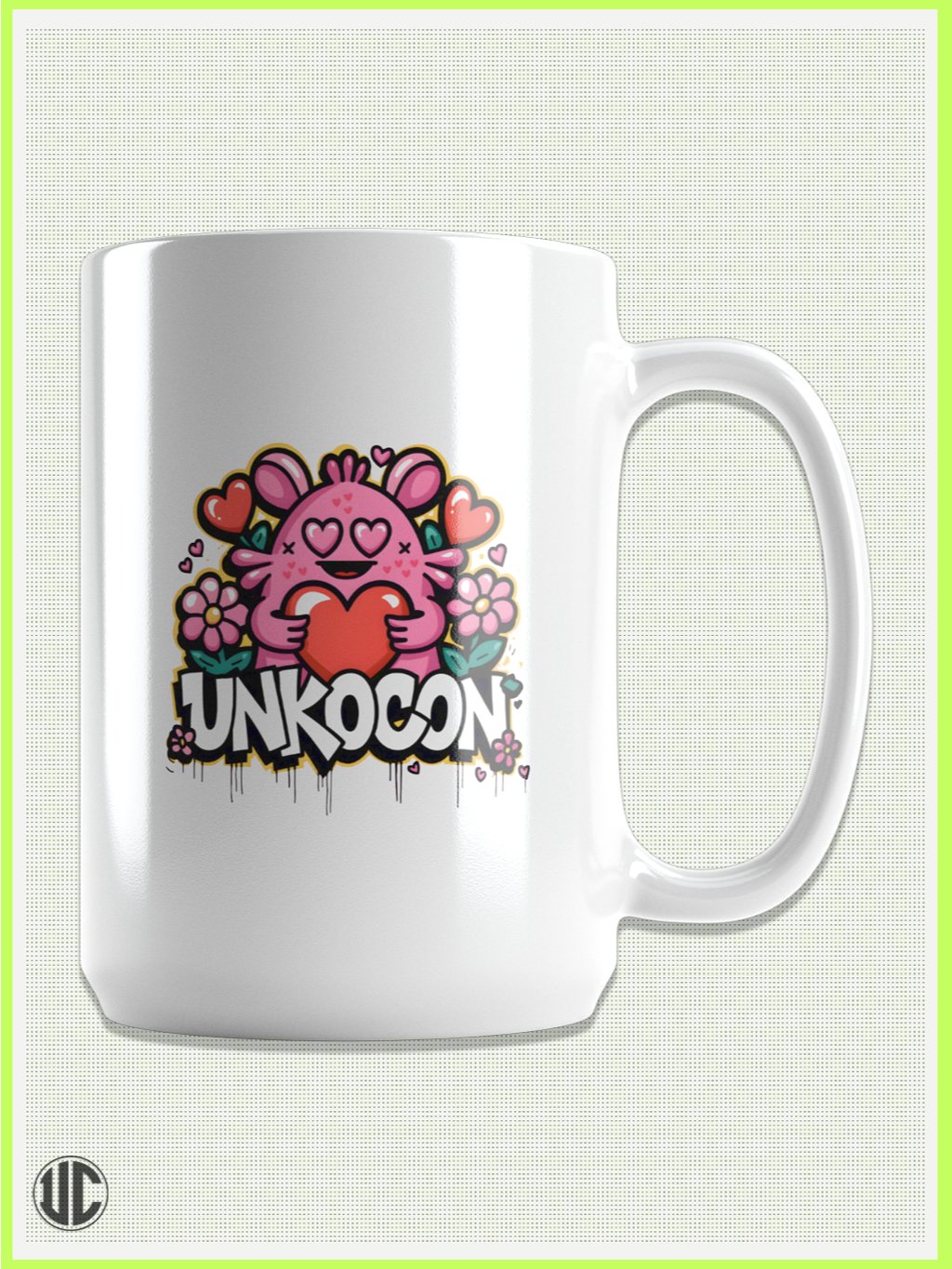 Graffiti Heart – 15 oz Ceramic Mug by UnkoCon product image (7)