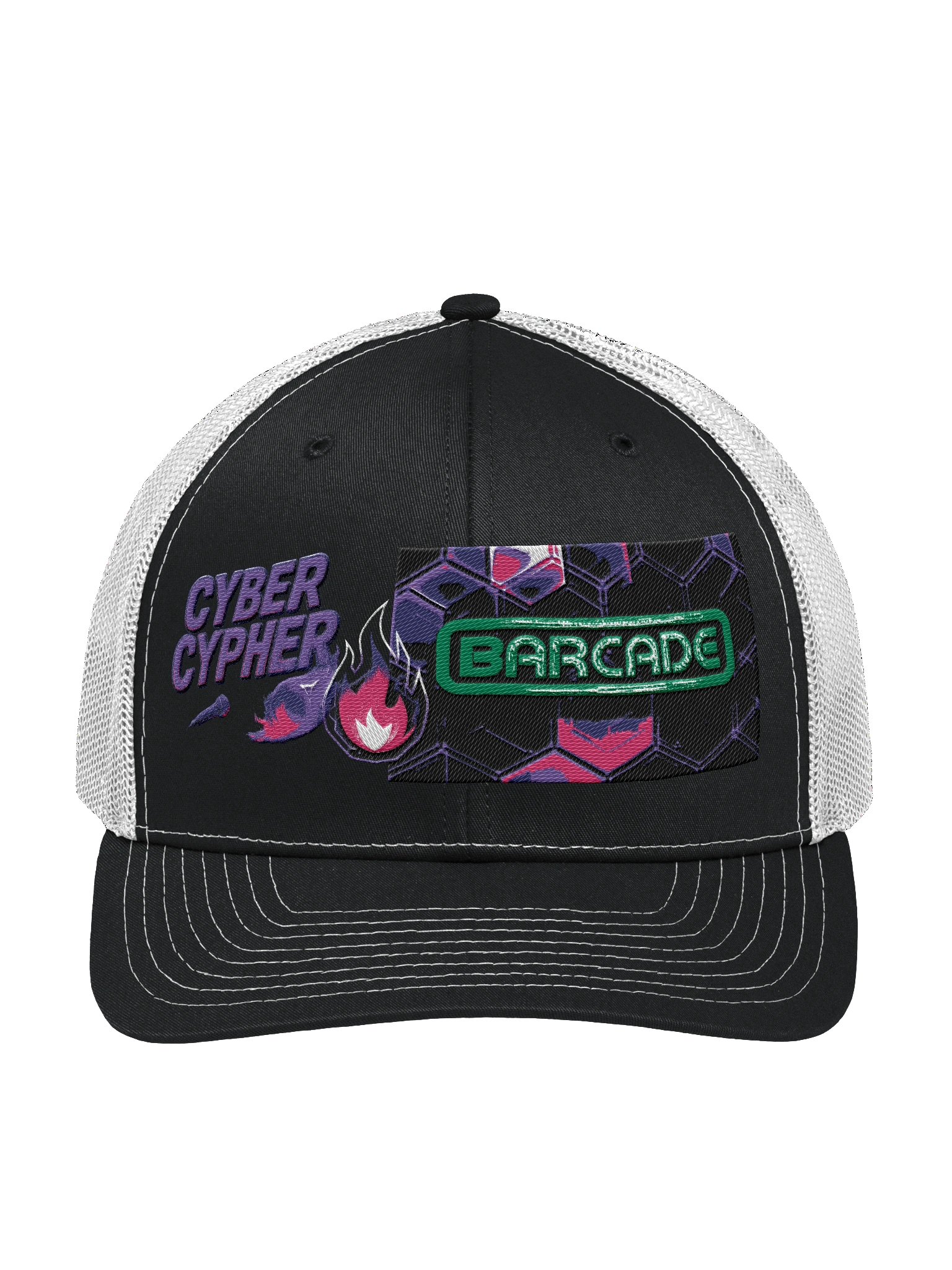 Cyber Cypher Barcade Trucker Hat product image (1)